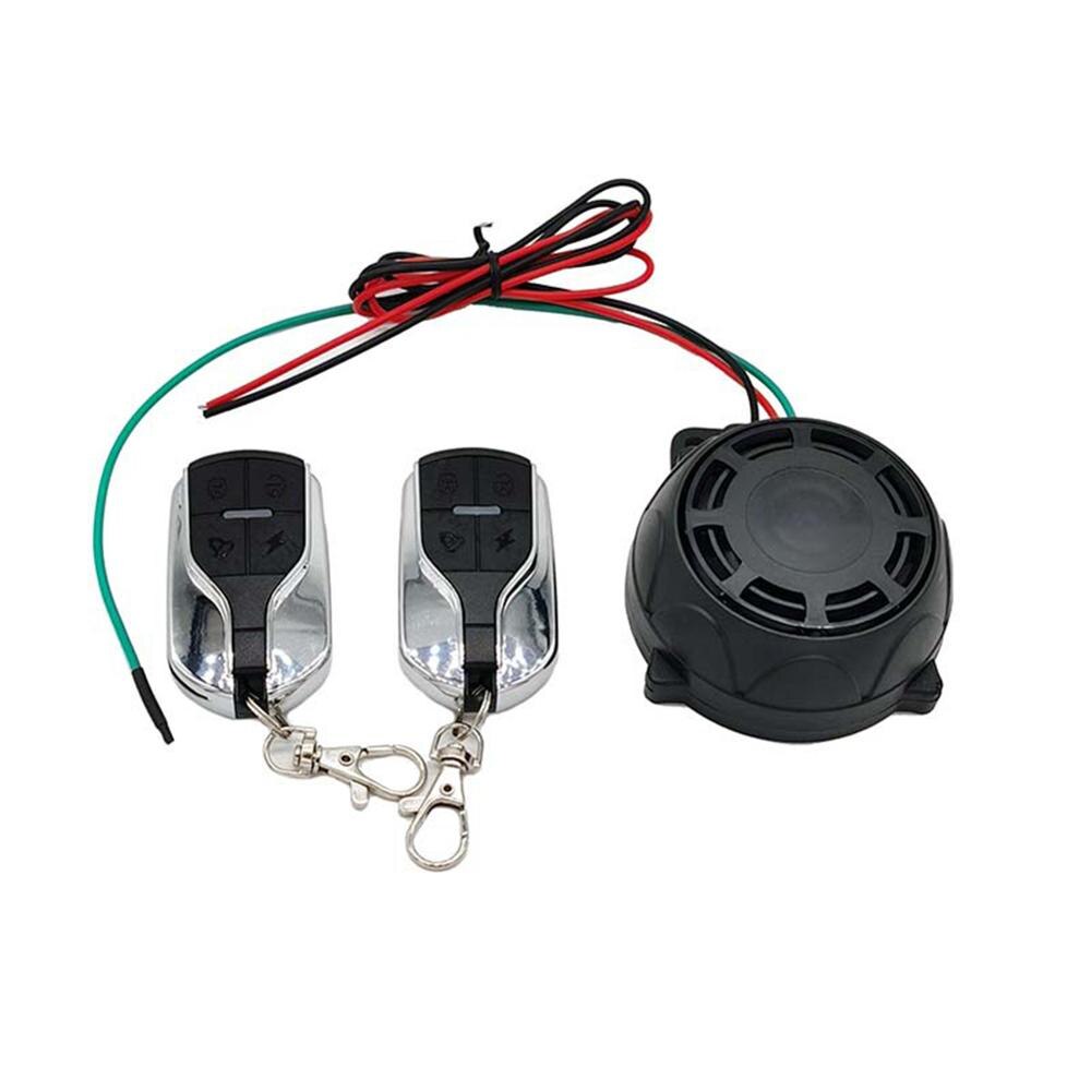 Sistema de alarma con Control remoto Dual para motocicleta, protección antirrobo para Moto, Scooter, Motor,