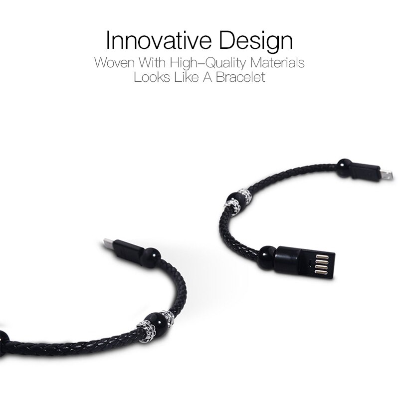 Jusfyu Snelle Oplader Voor Iphonex Xs Android Type C Usb Data Synchrone Opladen Kabel Voor Samsung S9 Armband Gevlochten Data kabel