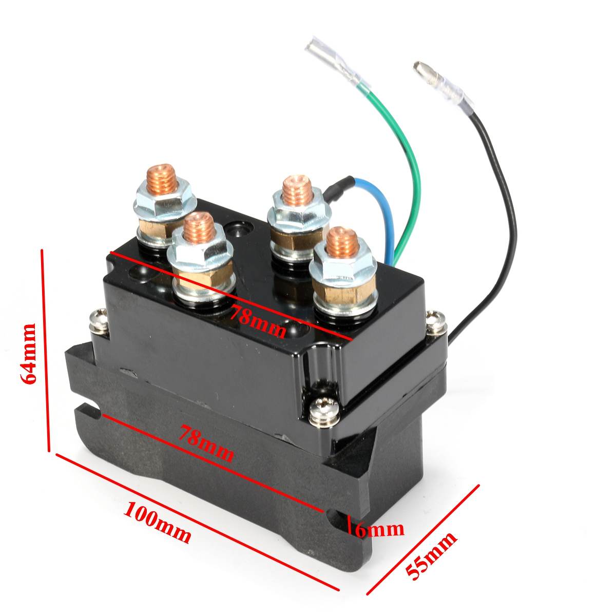 12V Winch Remote Schakelaar Lier Solenoid Relais Draadloze Afstandsbediening Herstel Voor Atv Utv Auto