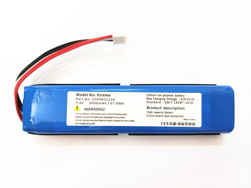 100% Vervangende Batterij GSP0931134 Batterij Voor Jbl Xtreme Xtreme Speaker Batterij