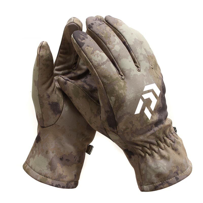 Heren Outdoor Winter Camouflage Ski Vissen Handschoenen Winddicht Volledige Vinger Anti-Slip Klimmen Wandelen Camping Paardrijden Vissen Handschoenen: feixubai