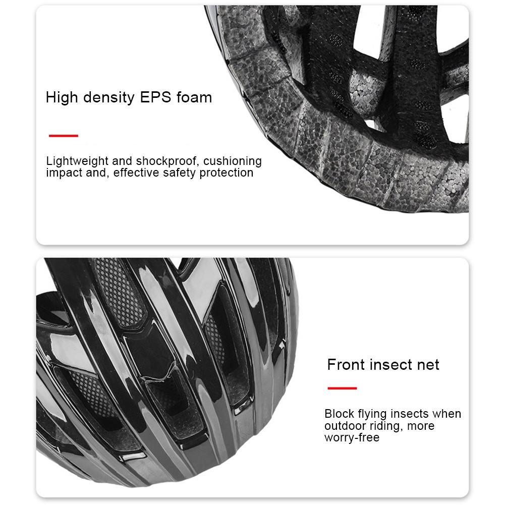 Bike Helmet Breathable Detachable Brim Removable Lining Head Protection Safety Helmet for Road Cycling Mountain Biking