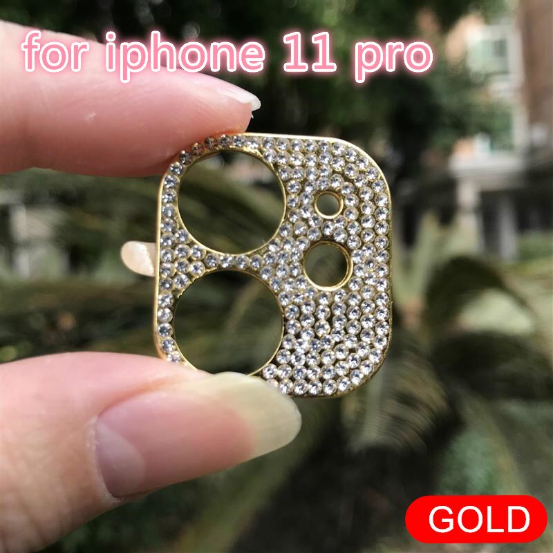 Bling Diamond Camera Lens Protector For iPhone 11 Pro Max Glitter Rhinestone Camera Protective Ring For iPhone 11 Pro Max Cover: 8