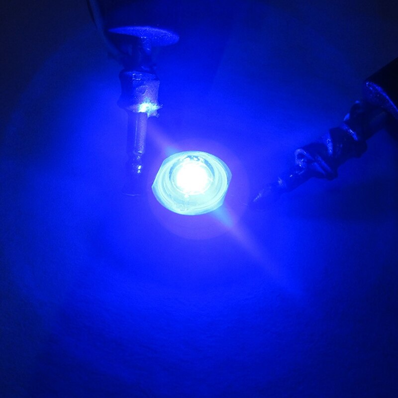 50 stuks blauwe led-kralen 30 mil led-licht helder 1w led-lamp krachtige led-chip