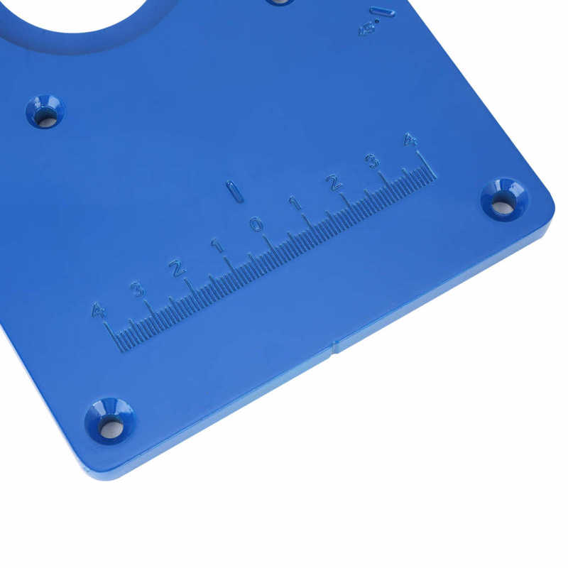 Placa abatible multifunción aluminio Router Placa de inserción de mesa recorte de madera máquina