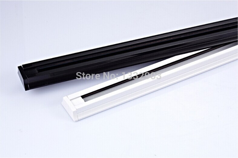 1 meter 2 draden Led Spoor Licht Lamp Rail Connector 4M + + 2 STUKS connector