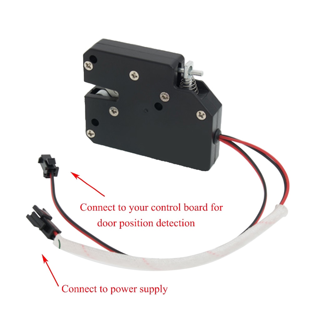 Dc 12v Mini Electronic Lock Lockers Smart Lockers Pick Lock Latches Fail Safety Lockers Cabinets Anti-Theft Door Lock Universal