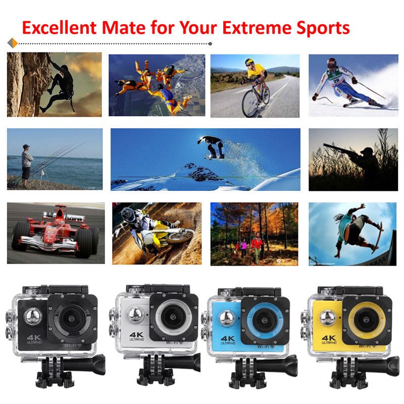SJ9000 Wifi 4K 1080P Ultra HD DVR DV Camcorder 30M Wasserdichte Helm Camcorder