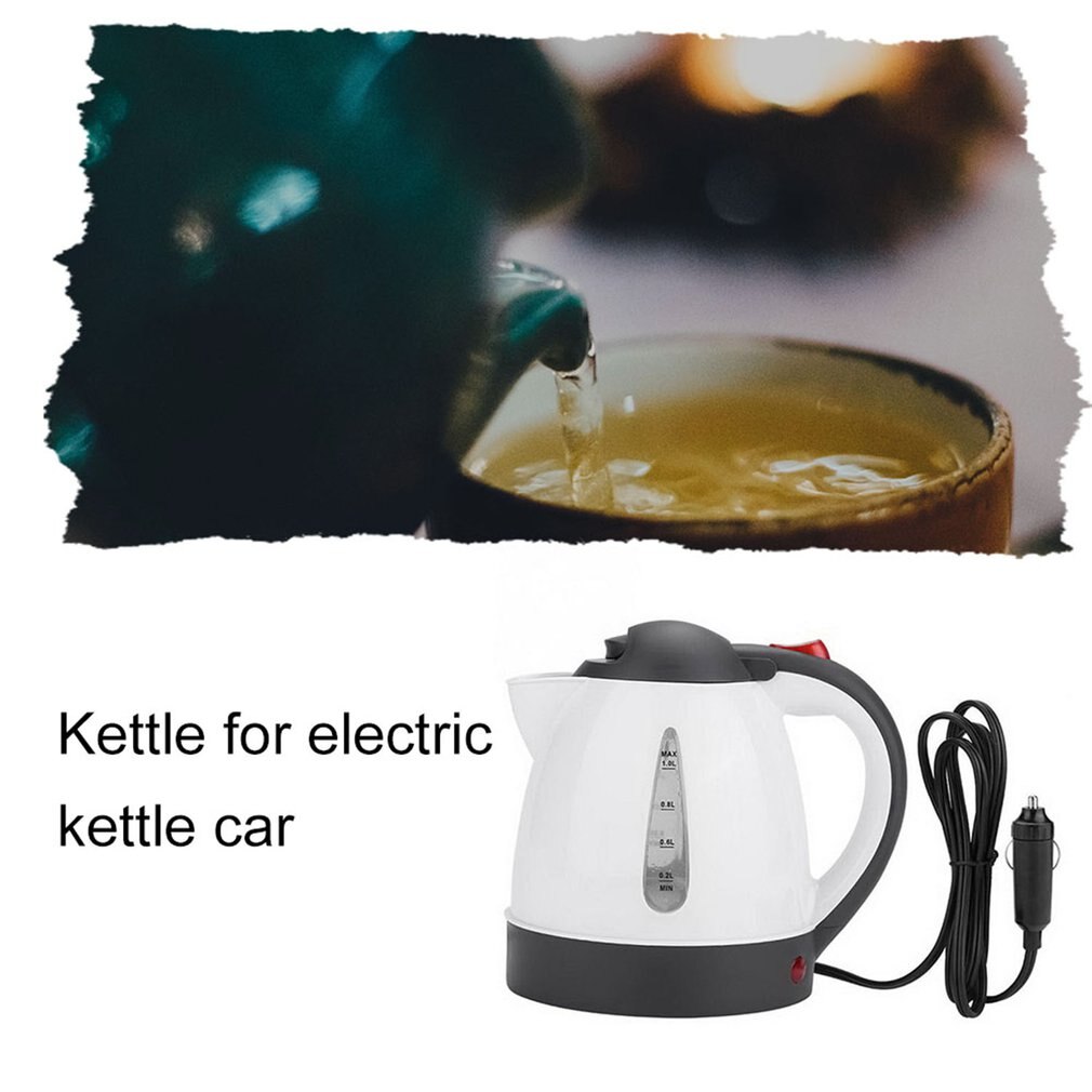 1000ml 12v-24v elkedelisolering anti-skold teakedel bil rejse kaffekande te varmelegeme kogende vand køkkenredskab
