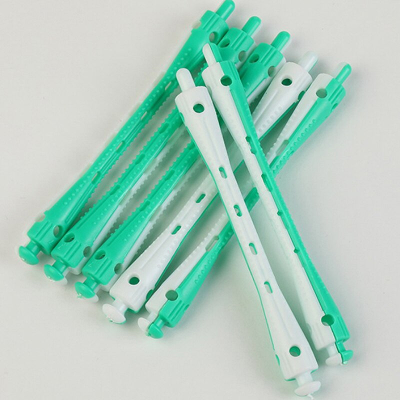 10 stuks/partij haarkrultang trekkern haarroller krultang haartool magische haarkrulspelden rollers voor haar kapperssalon gereedschap