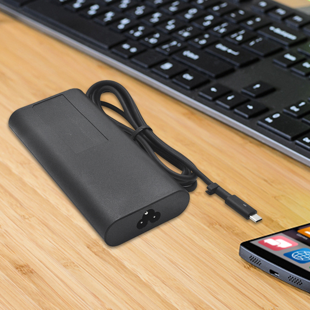 130w usb-c type c ac-adapter 9720 bærbar pc, strømlader 20v , 6.5a for dell xps 17 , 9700 , 9730 for dell precision 5550, 5750 , 3560