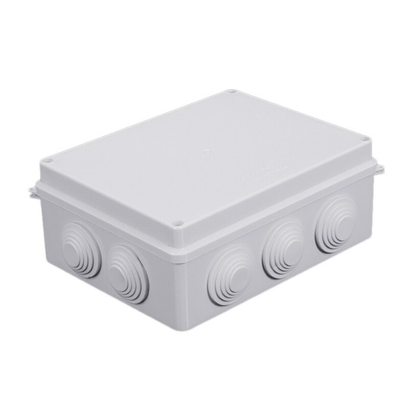 1Pcs ABS Plastic IP65 Waterproof DIY Outdoor Indoor Universal Electrical Project Enclosure Connection Cable Branch Junction Box: 255x200x120mm