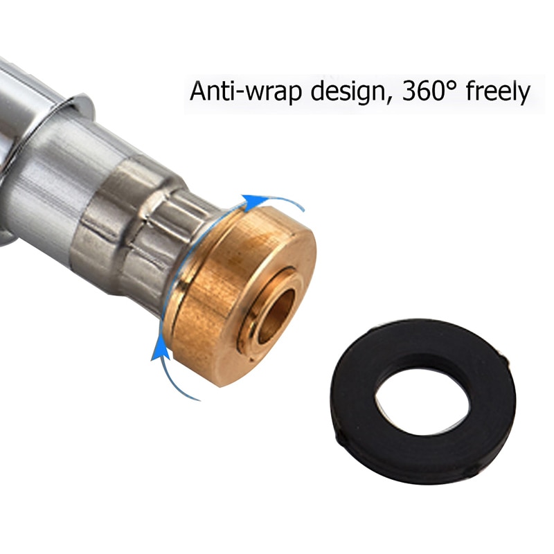 PVC Shower Hose High Pressure Thickening Anti-winding Smooth Shower Hose for Bath Handheld Shower Head Bathroom Accessories