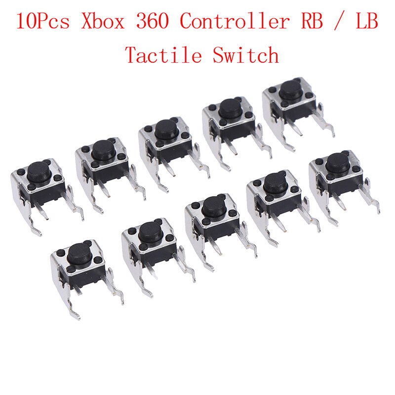 10Pcs Vervanging Reparatie Onderdelen Lb Rb Switch Bumper Joystick Knop Voor Xbox 360 Controller