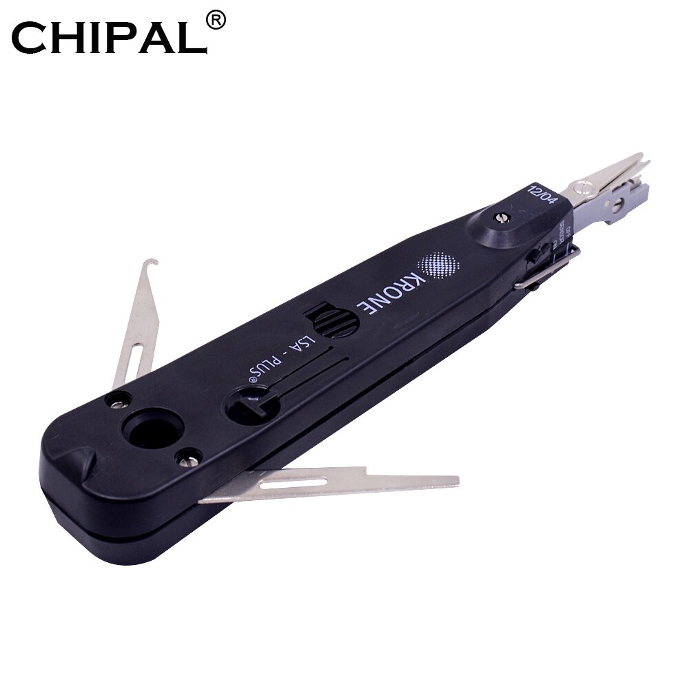 Chipal telecom lsa-plus værktøj med sensor ethernet netværk patch panel frontplade punch down værktøj  rj11 rj45 kat 5