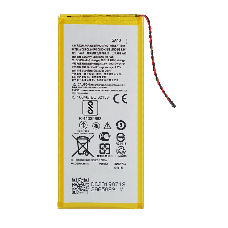 100% Battery GA40 for Motorola Moto G4 G4Plus XT1625 XT1622 XT1624 XT1644 XT1643 SNN5970A 3000mAh Best