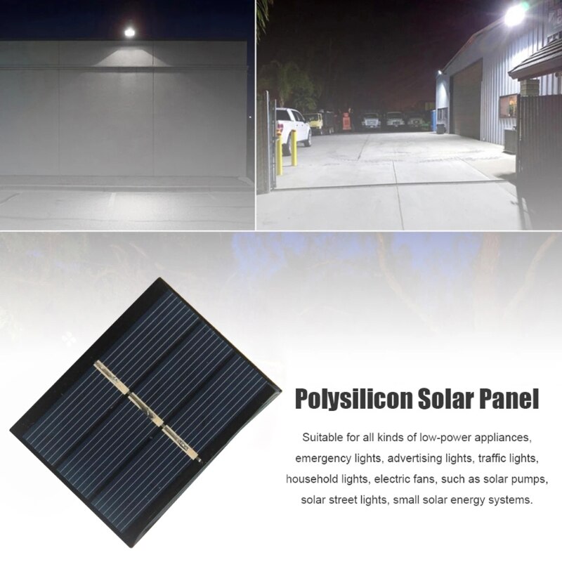 0.4W Draagbare Zonnepaneel Outdoor Fexible Charger Solar Batterij Gebruikt Voor Home Verlichting Mini Zonnecellen
