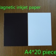 A4 20 stuks inkjet magnetische glossy fotopapier voor