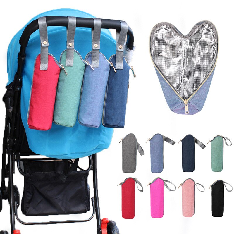 Baby kinderwagen hangende warmer tassen melk waterfles isolatie tas voor babyvoeding buiten thermosfles houder 2-6h
