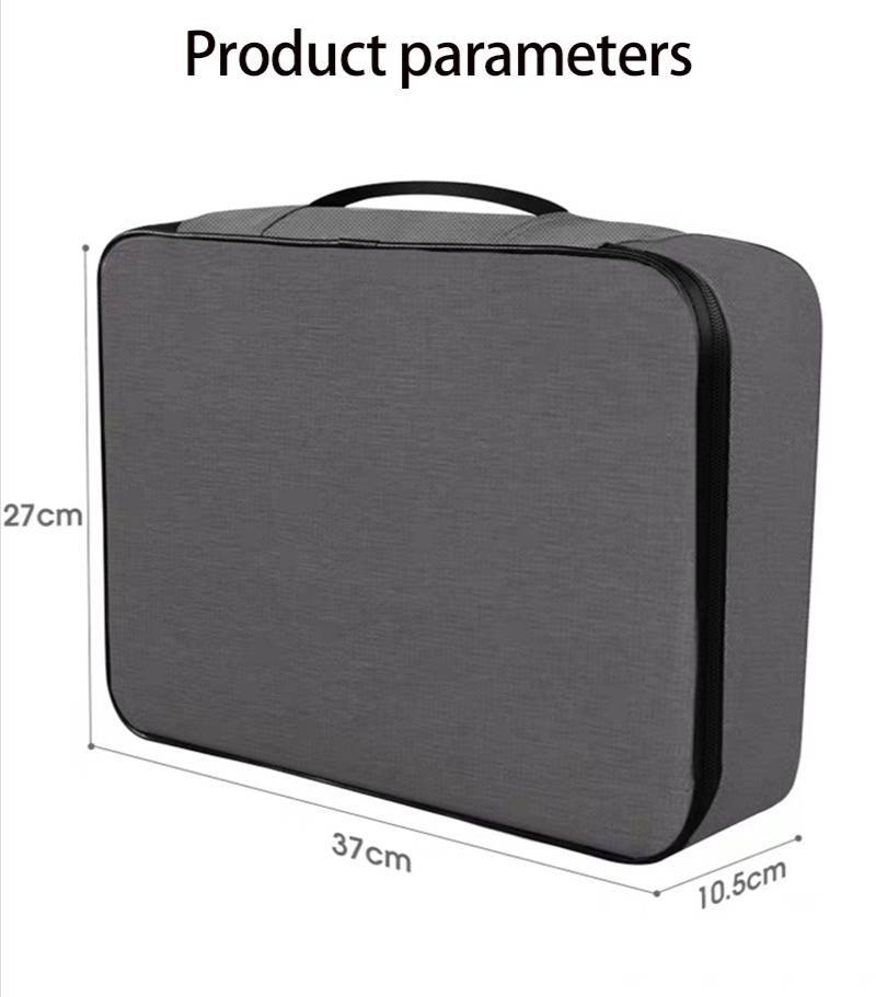 Portable Large Capacity Document Bag Password Lock File Folder Ticket Bag for Home Travel Organizer Storage Supplies Duffle Bag