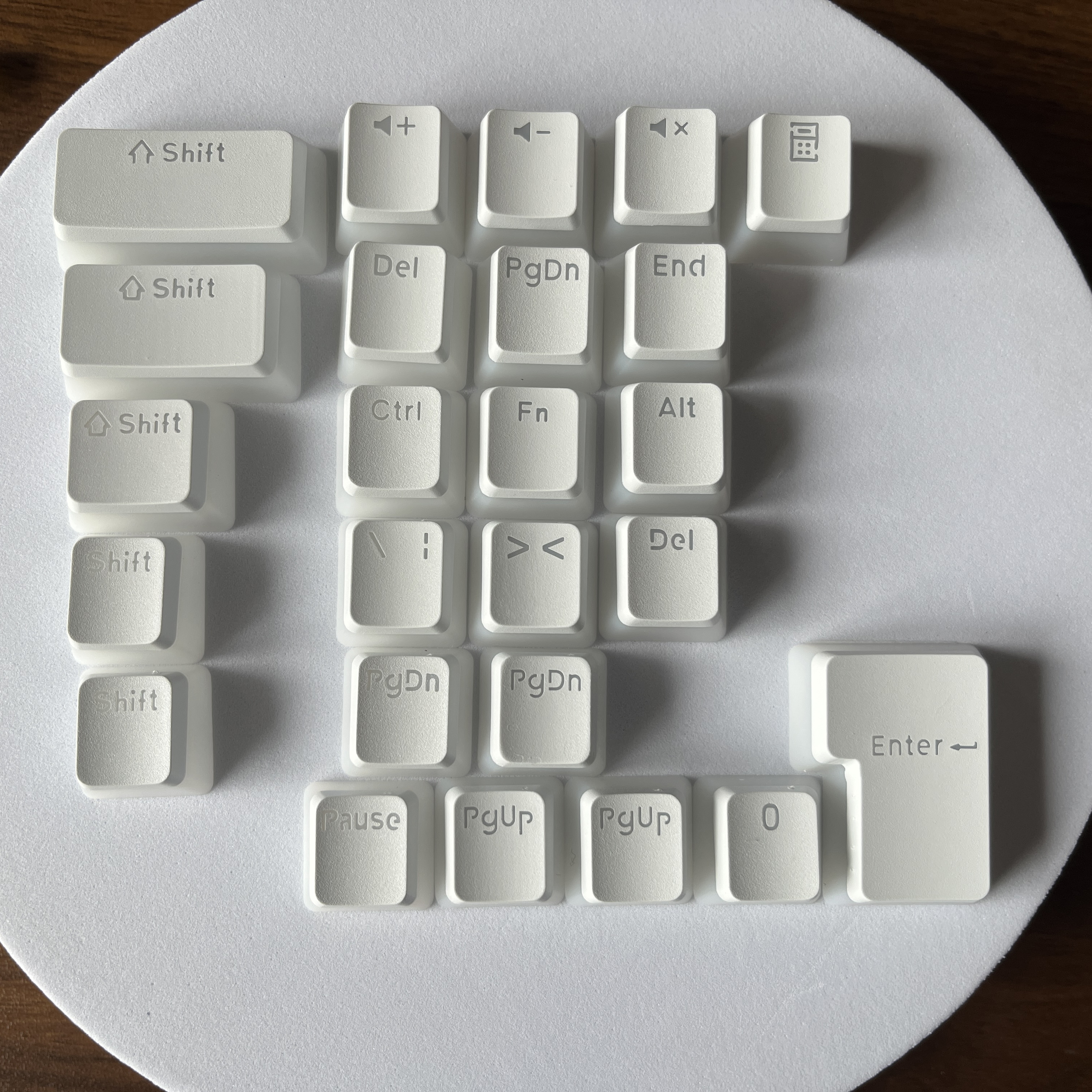 Supplemento per copritasti di dimensioni speciali