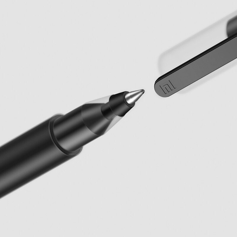 Xiaomi super holdbar skrivetegn pen 0.5mm gel pen underskrivning penne glat schweiz refill rød sort blæk pen kuglepen