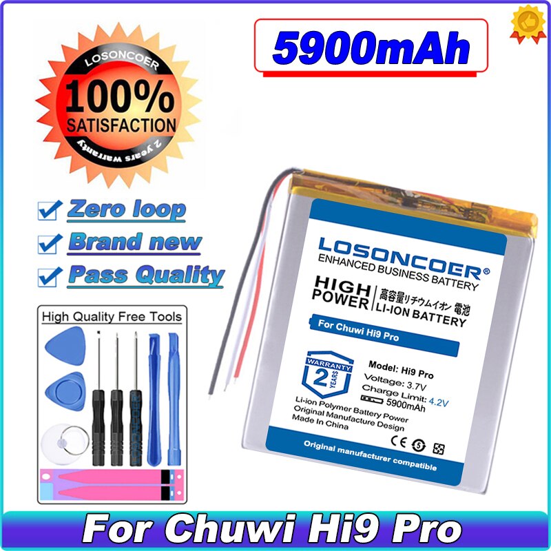 13000mAh Battery For Chuwi Hi9 Pro , Hi9 Air CWI546 ,Hi8 / Hi8 Pro,Xv8 for Ainol NOVO 7 ,Hi10 Pro ,Hi10 X ,Hi12 HI10 Plus 3 Wire: Hi9 Pro 3 wire