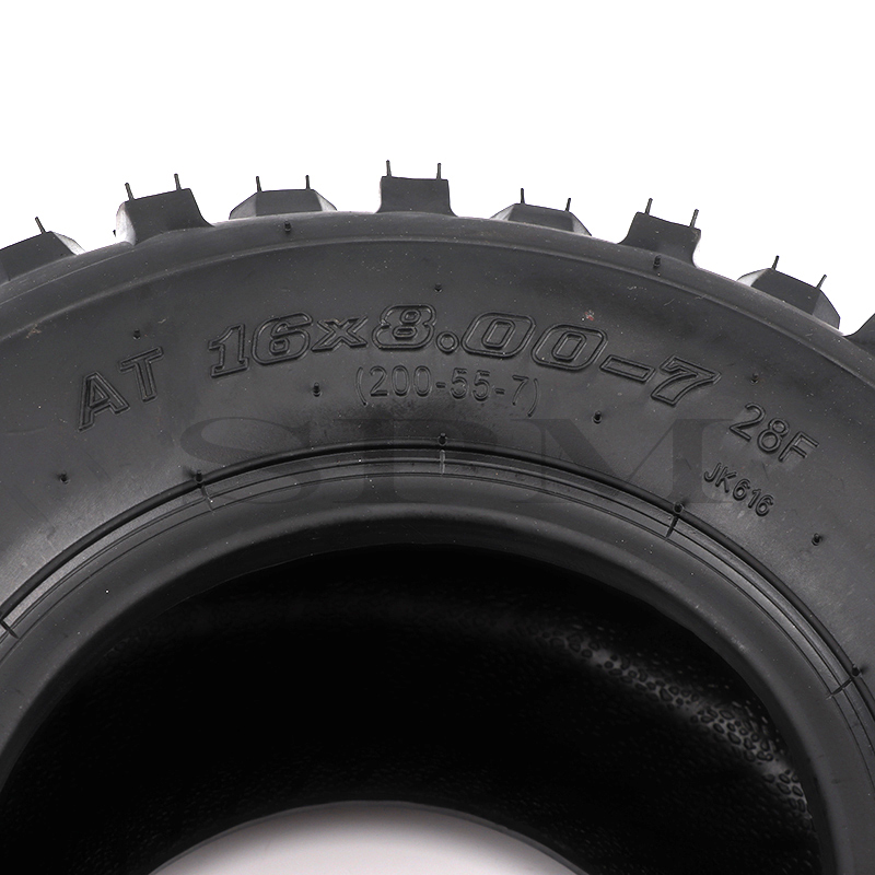 16X8-7 (200/55-7) Kart Auto Parts 7 inch ATV Tires 16X8.00-7 16 * 8-7 Highway Tire Off-road tire Wear-resistant Wheel Tires