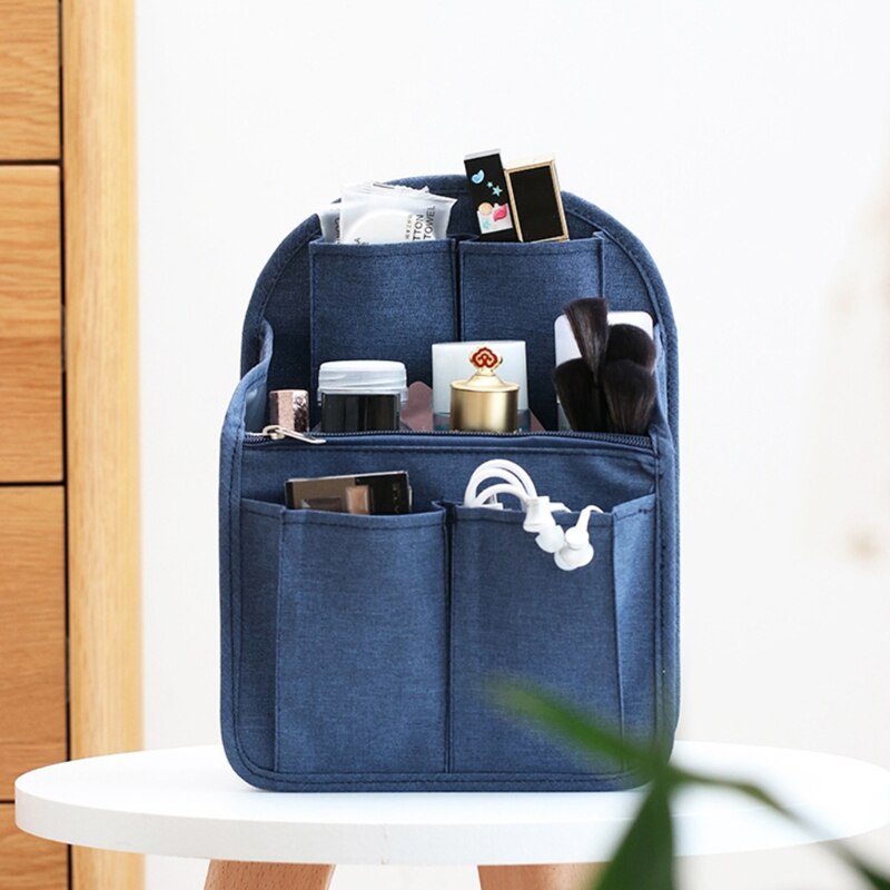 Backpack Organizer Insert Nylon Organizer Insert for Backpacks Rucksack Shoulder Bag Women Divider Foldable