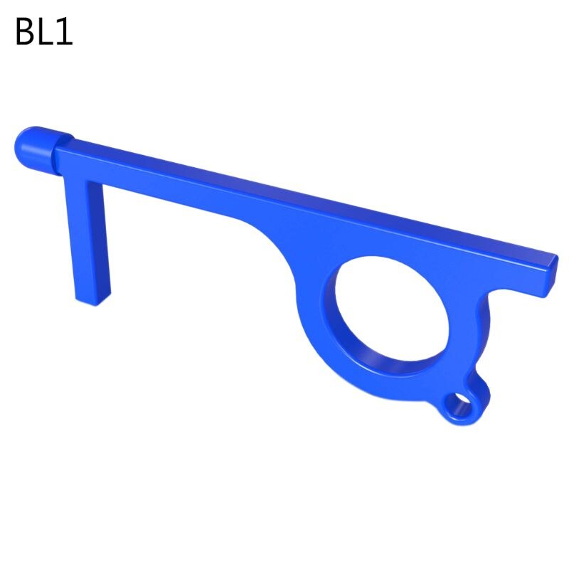 Handmade Door Opener Key Chain No Touch Door Handle Elevator Button Artifact Keychain Avoid Touching Key: 4