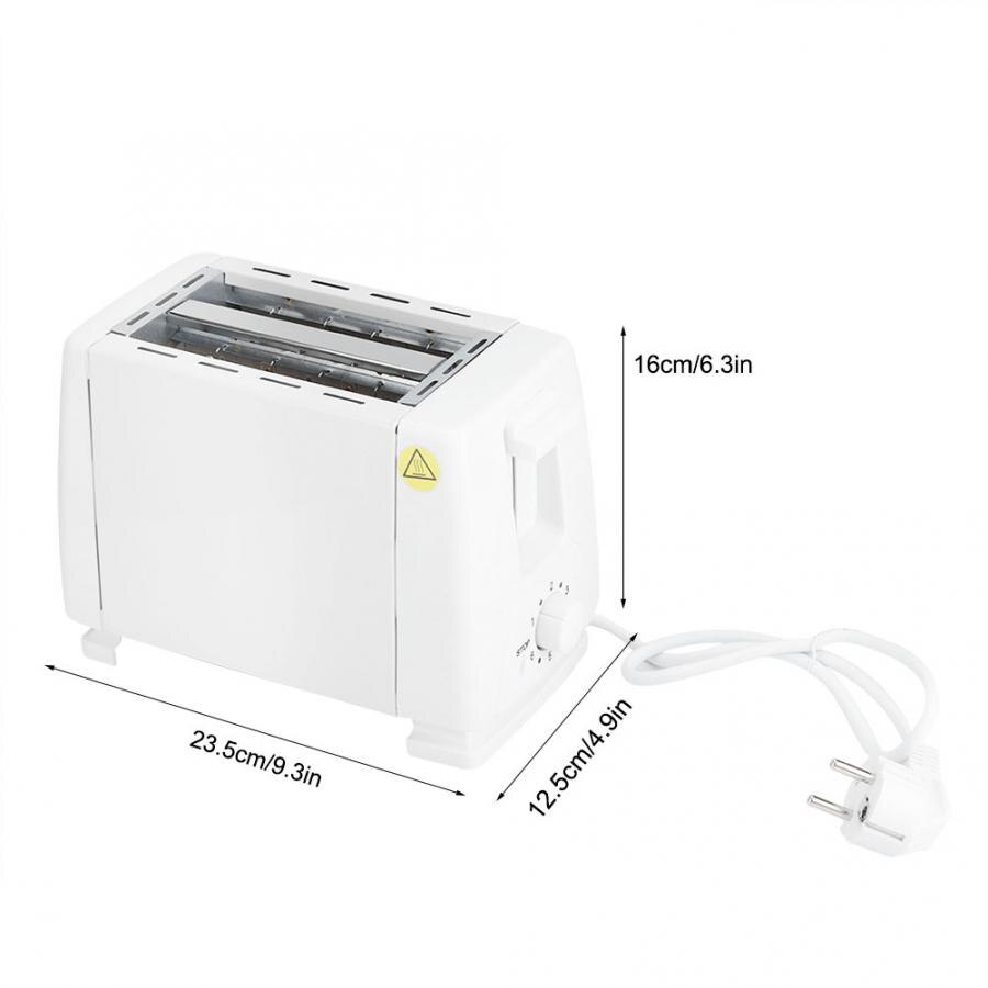 220V 750W Electric Toaster Household Automatic Bread Baking Maker Breakfast Machine Toast Sandwich Grill Oven 2 Slice