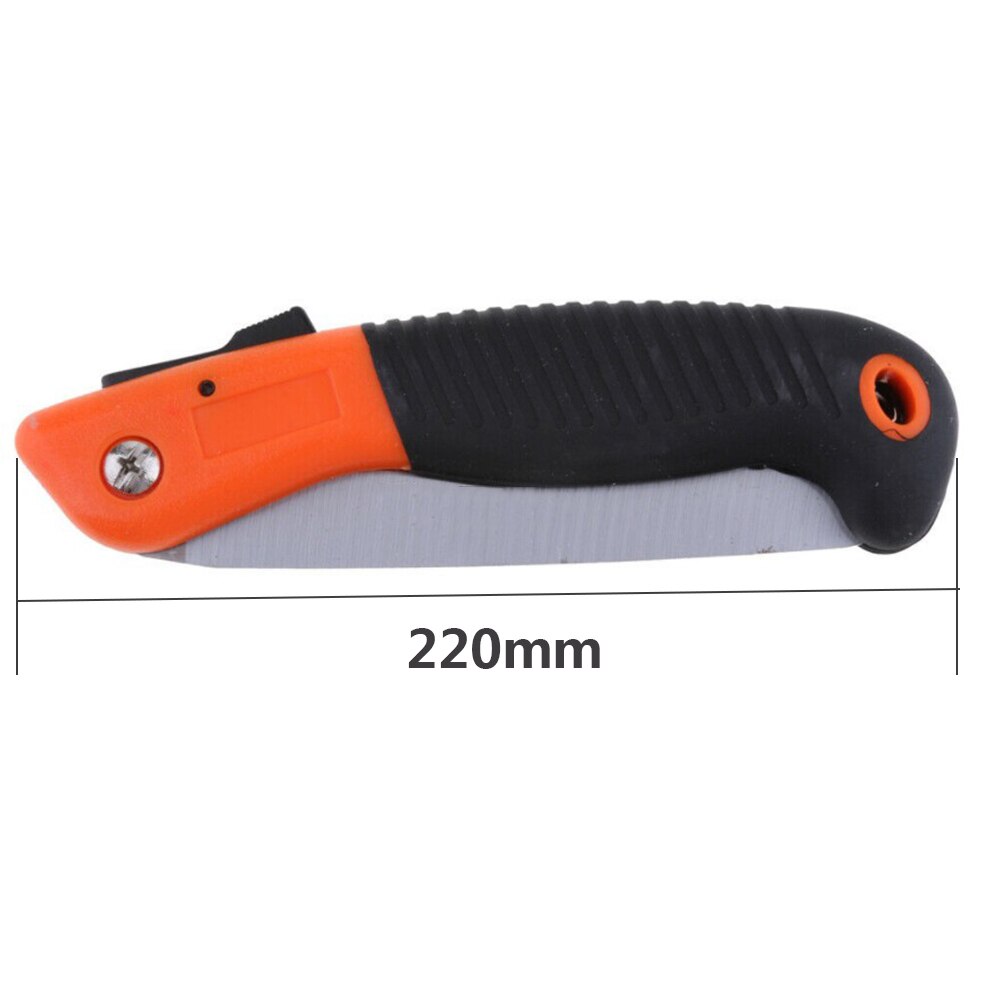 1PCS Garden Hand Folding Pruning Saw Triple Cut Pruner Tree Hedge Trimming Steel + Plastic