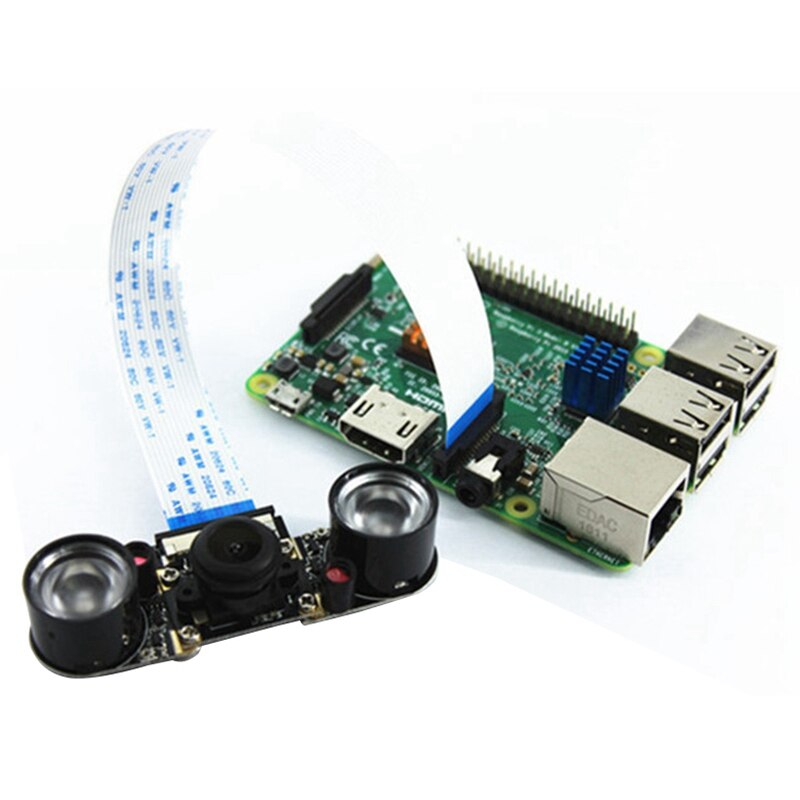 Smart Raspberry Pi Infrarot Nacht Kamera Modul 5 Mp Weitwinkel 130 Grad Fisheye Kamera Mit Infrarot Ir Sensor Led licht