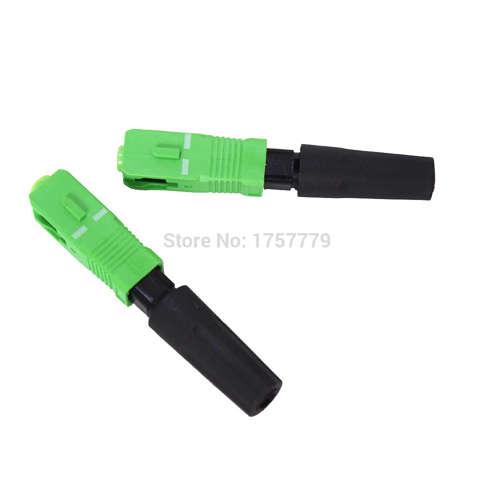 100PCS SC single-mode fiber optic SC APC quick connector FTTH Fiber Optic Fast Connector