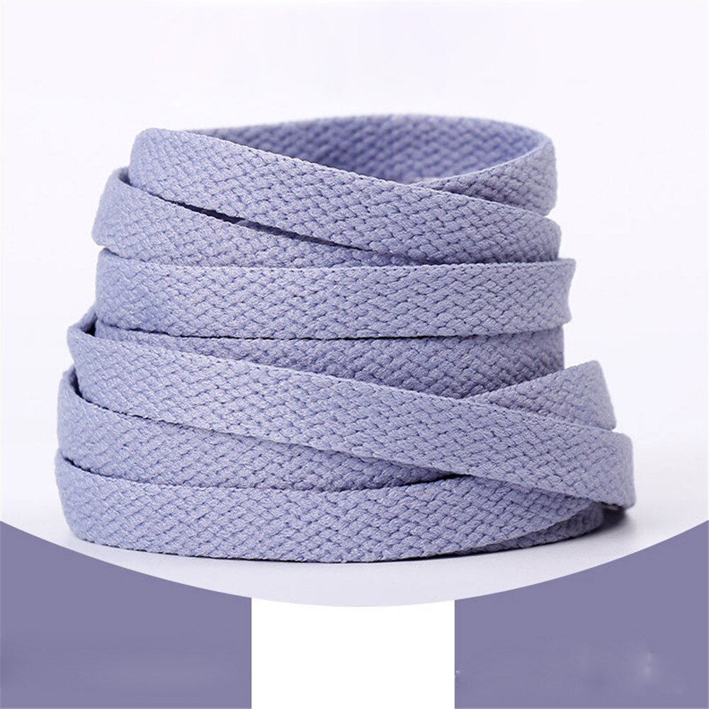 Snoepkleurige veters voor dames, platte, effen, casual veters, schattige sneakers, schoenveters voor meisjes, schoenaccessoires, canvas veters: Paars / 160cm