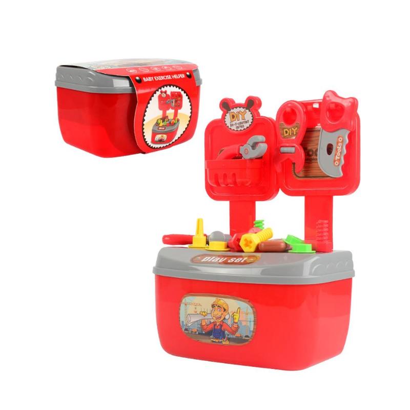 22 Pcs Kinderen Simulatie Reparatie Gereedschapskist Demontage Huis Spelen Educatief Speelgoed Clear Textuur Sterk Duurzaam Heldere Kleur