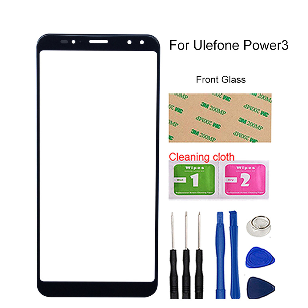 Power 5 3 Phone Front Outer Glass Pancel For Ulefone Power 3 / 5 Glass Screen Panel (No LCD Touch Screen): Power3 Tools