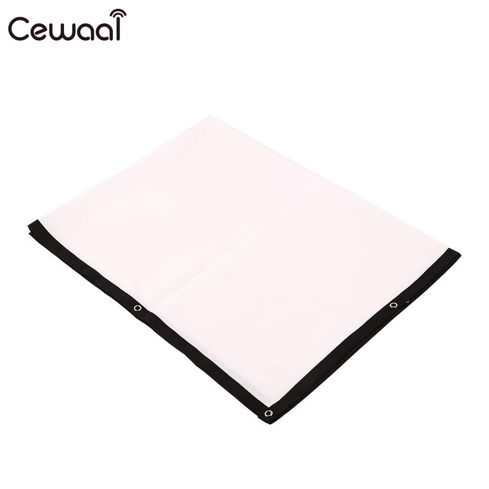 Écran de projecteur Cewaal 16:10 170 degrés Polyester HD films rideau de projecteur Portable