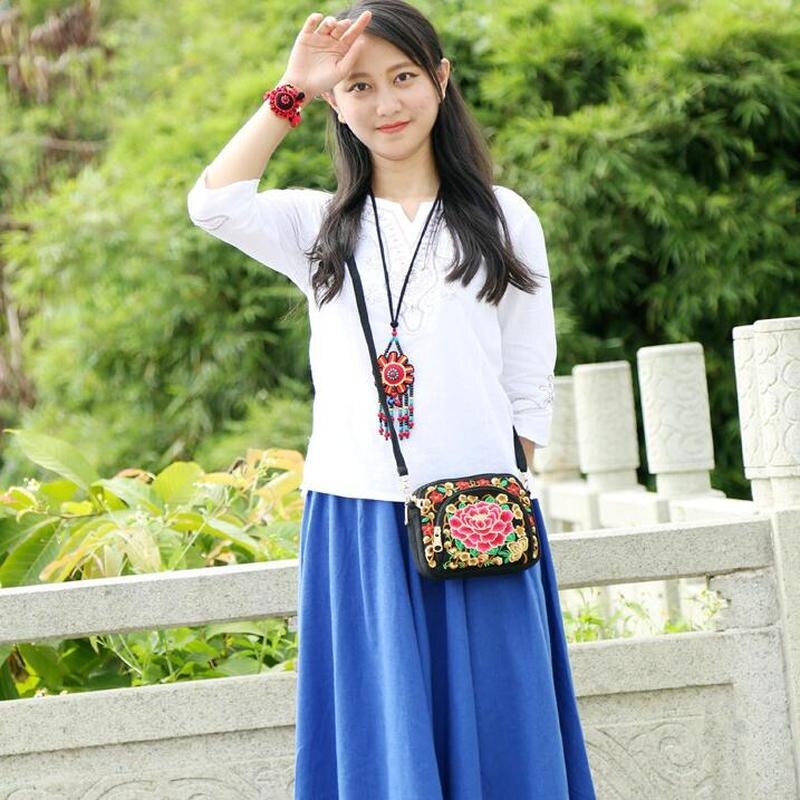 Sac à main Vintage Hmong pour femmes, fourre-tout, sacoche Hippie ethnique, sac à bandoulière brodé Boho