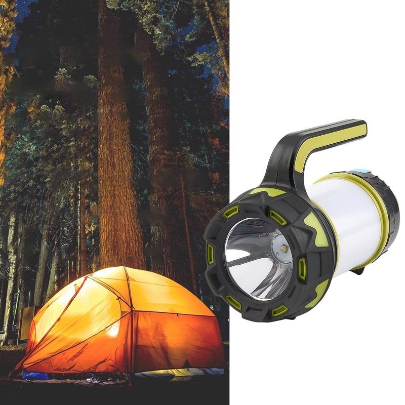 LED Camping Lantern Rechargeable LED Camping Lantern LED Handheld Flashlight Spotlight For Camping Outdoor Fishing Home