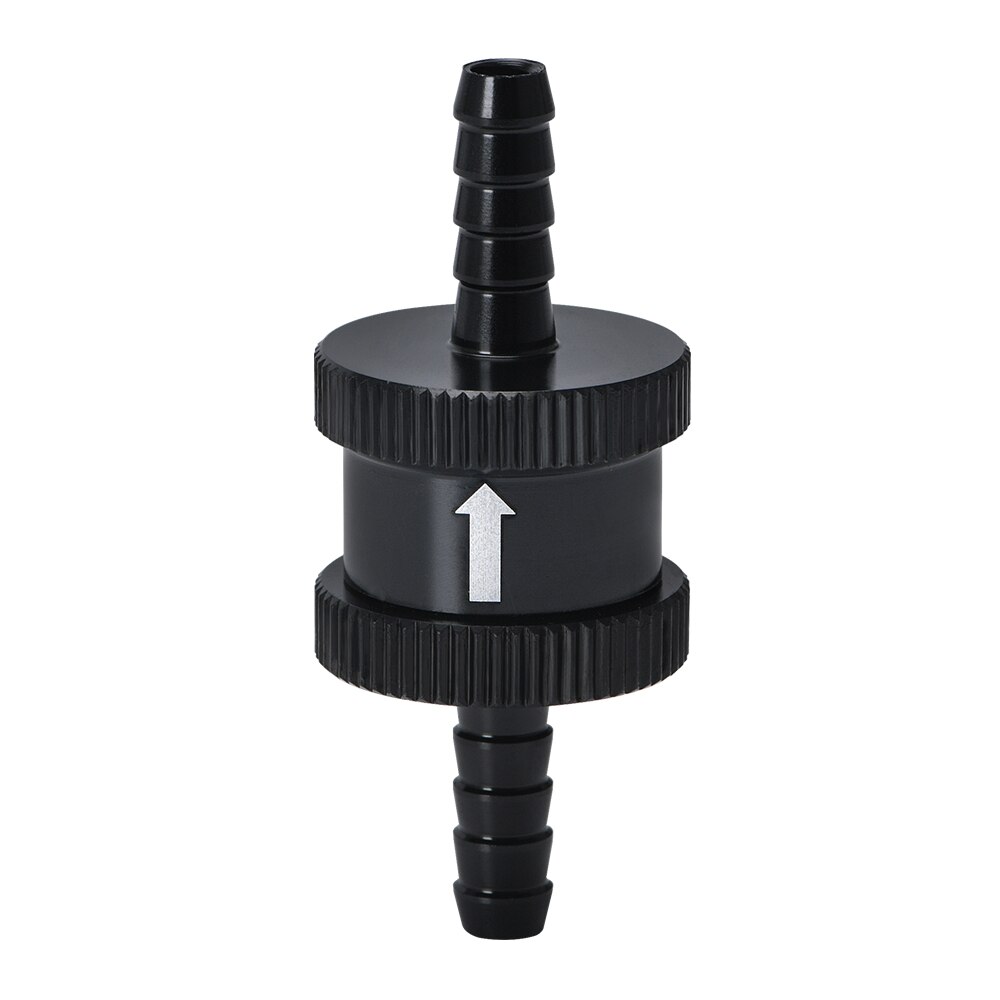 Aluminum Alloy 1/4" 6mm Non Return One Way Fuel Check Valve Petrol Diesel WX-FCV06: Default Title