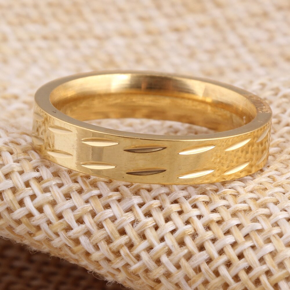 Klassieke trouwringen voor mannen of vrouwen, sieraden van roestvrij staal