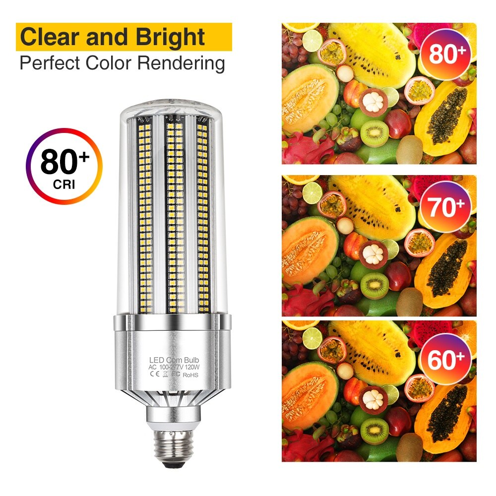 Super Bright LED E27 Corn Bulb 25W-200W LED Lamp 110V 220V LED Bulb E39 E40 Big Power For Outdoor Playground Warehouse Lighting