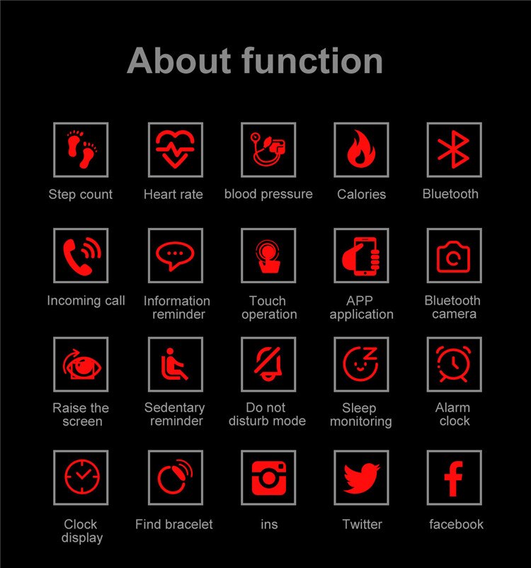 Funasera Smart Horloge Mannen Vrouwen Hartslagmeter Bloeddruk Fitness Tracker Smartwatch Sport Horloge Voor Ios Android + Box