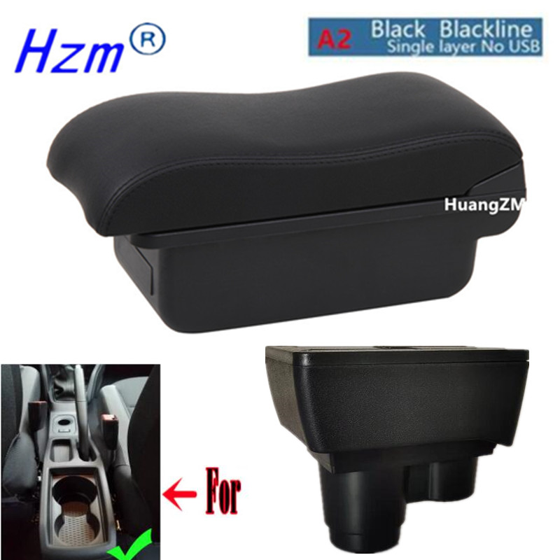 For Renault Dacia Duster 2 3 Ⅱ Ⅲ Armrest Box Auto Central Console Storage Car Accessories with USB Charging: A2 black line No USB