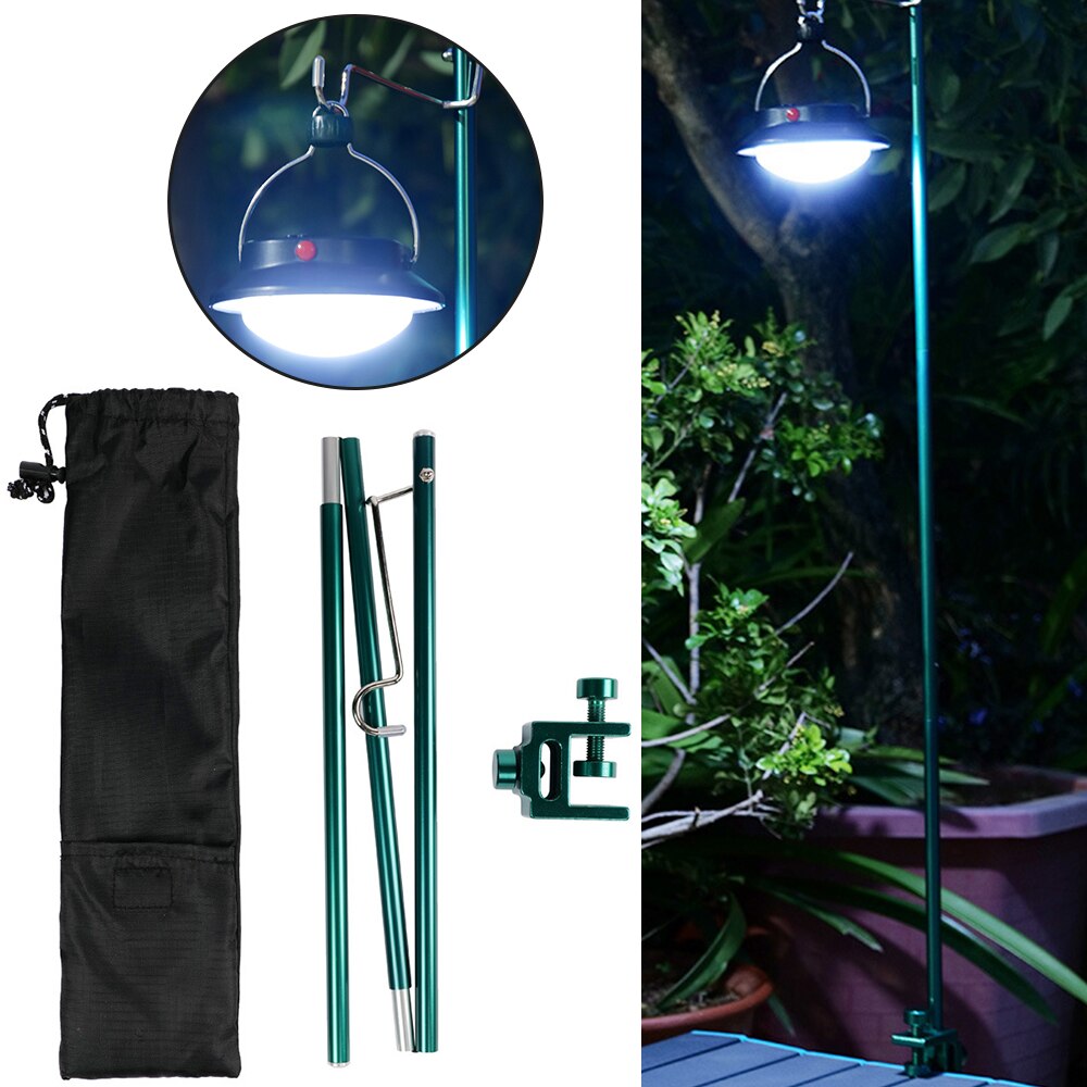 Lamp Holder Detachable Lantern Stand Lamp Tripod Camping Lamp Bracket Lamp Holder Ight Hanging Rack Stand Portable Camping Tool