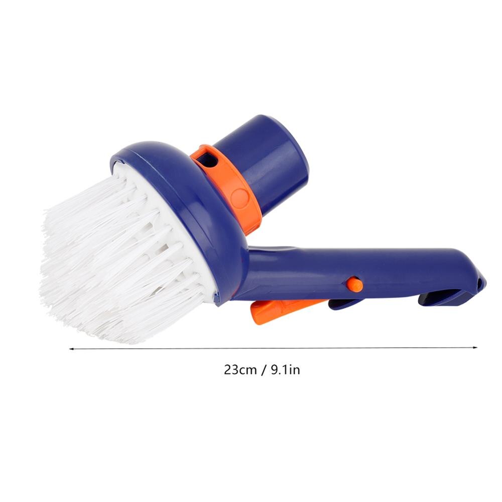 Swimming Pool Step Corner Vacuum Brush Spas Tubs Cleaning Brushes Nylon Bristles Pool Vacuum Brush Pool Cleaner