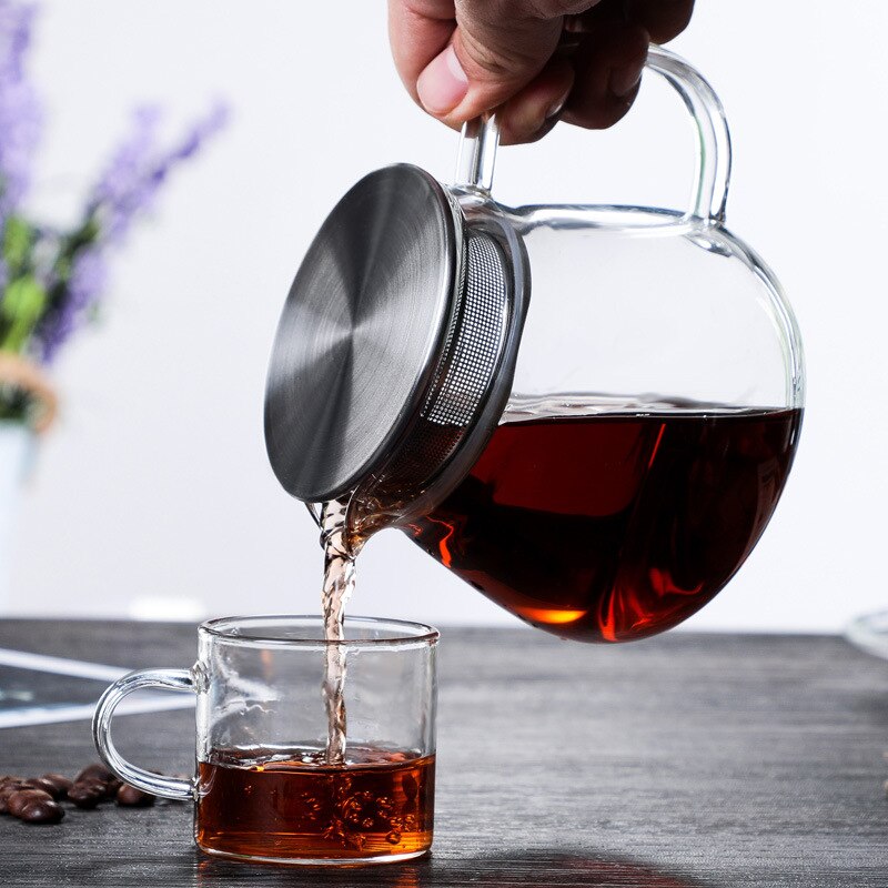 espresso kaffe perkolator borosilikatglass kaffekanne med lokk helvete over kaffetrakter bærbar dryppkanne tekanner