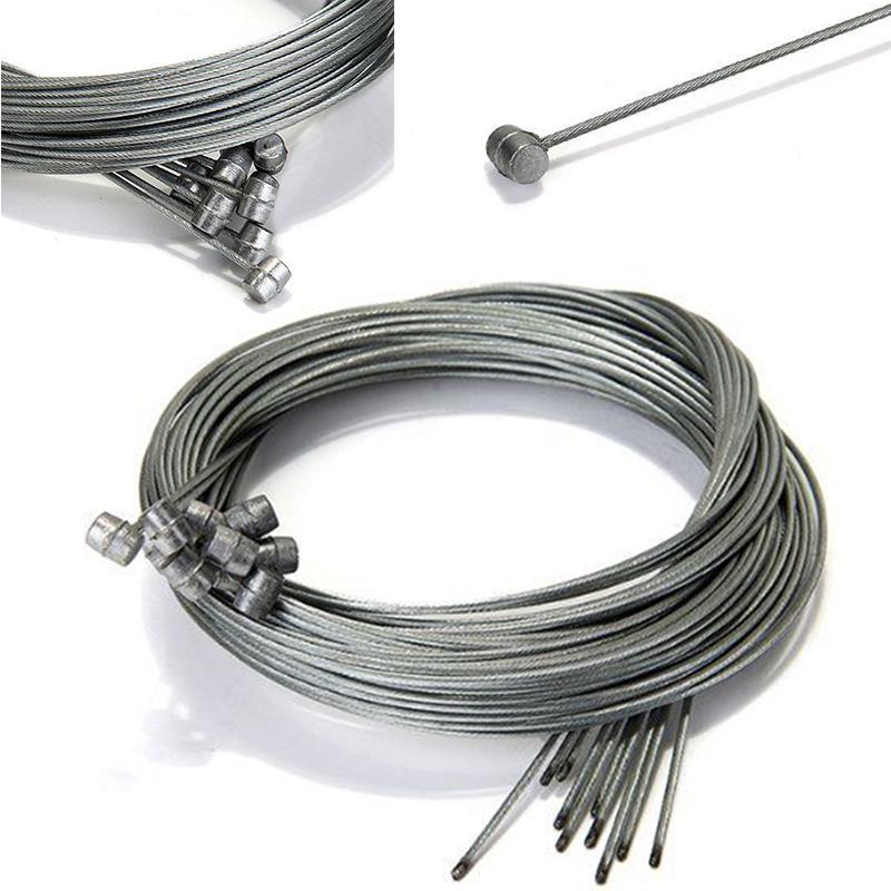 10 stk rustfrit stål cykel bremsekabler bremse gear ledninger indre wire line mtb mountain kabel cykel