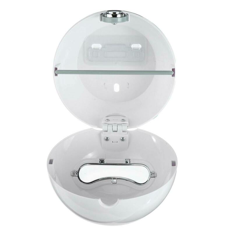 Round Fun Face Wall Mounted Tissue Holder Bathroom Toilet Roll Paper Storage Box